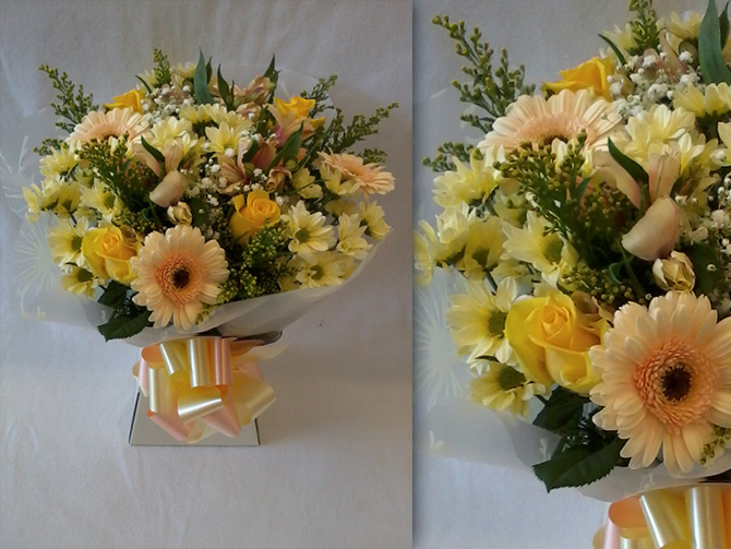 Anniversary aqua gift boxes florist Bristol AB2