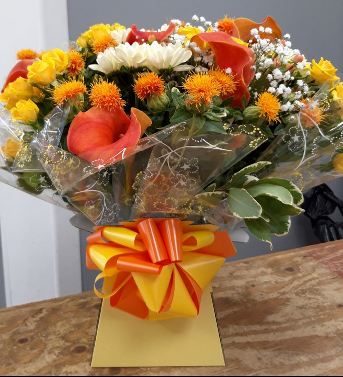 Anniversary aqua gift boxes Bristol florist AB9