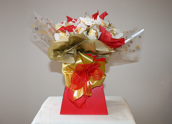 Ferrero Rocher Chocolate Bouquet north Bristol florist CB1