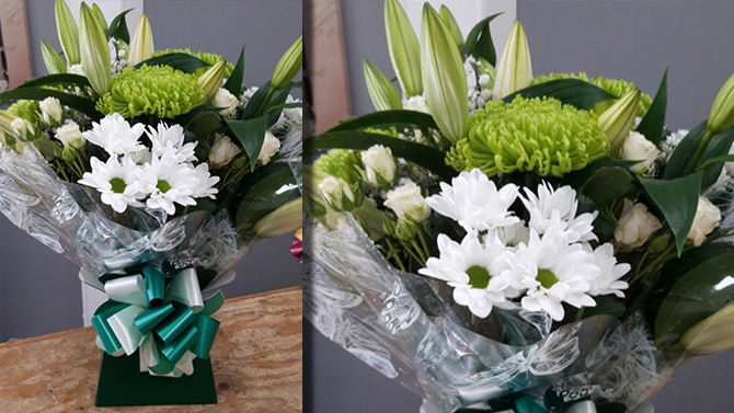 Christmas Aqua Gift Boxes Bristol florist XMASB6