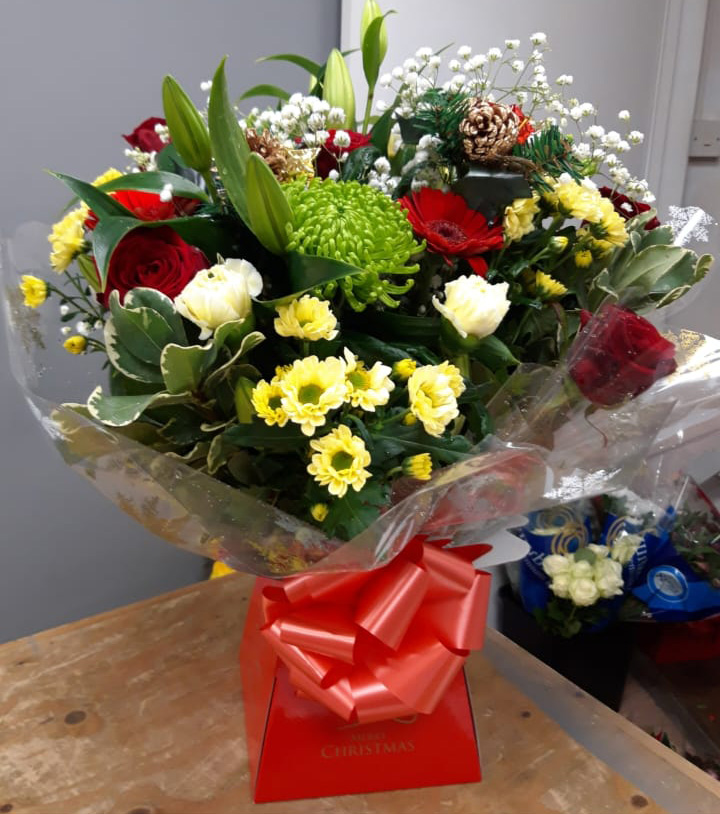 Christmas Aqua Gift Boxes Bristol florist XMASB9