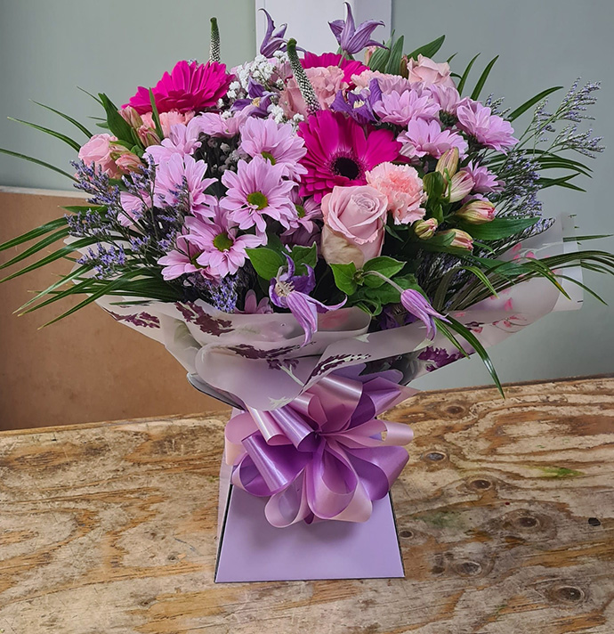 Mother's Day aqua gift boxes Bristol florist MAB28
