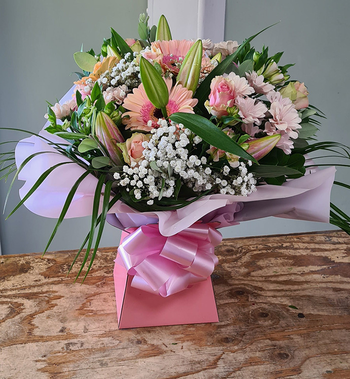 Valentine aqua gift boxes Bristol florist VAB6
