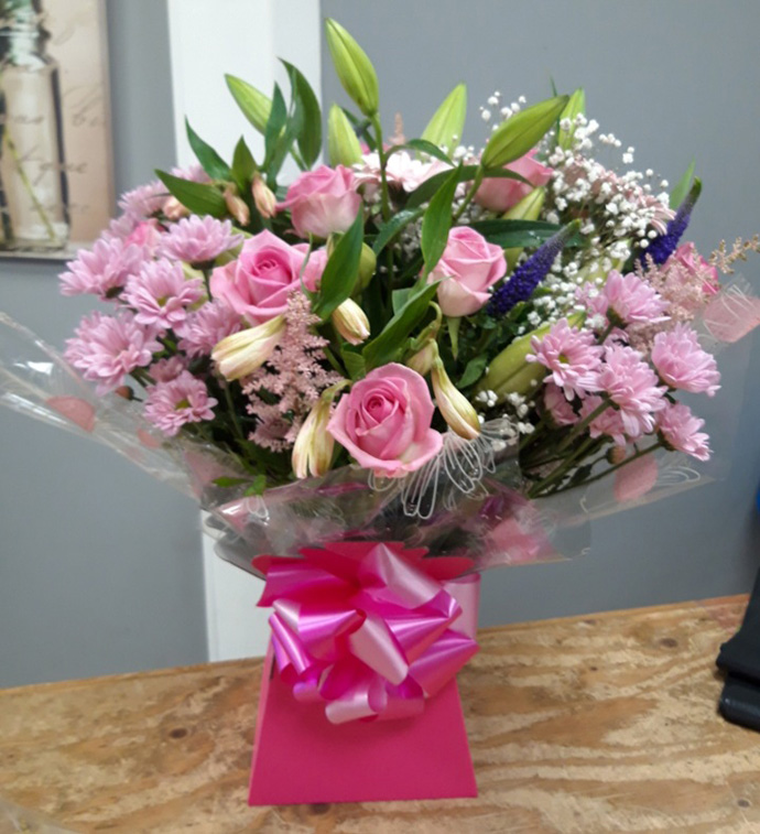 Valentine aqua gift boxes Bristol florist VAB12