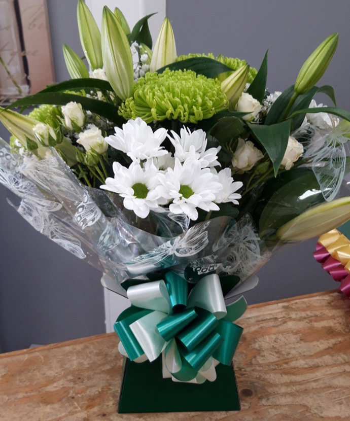 Valentine aqua gift boxes Bristol florist VAB7