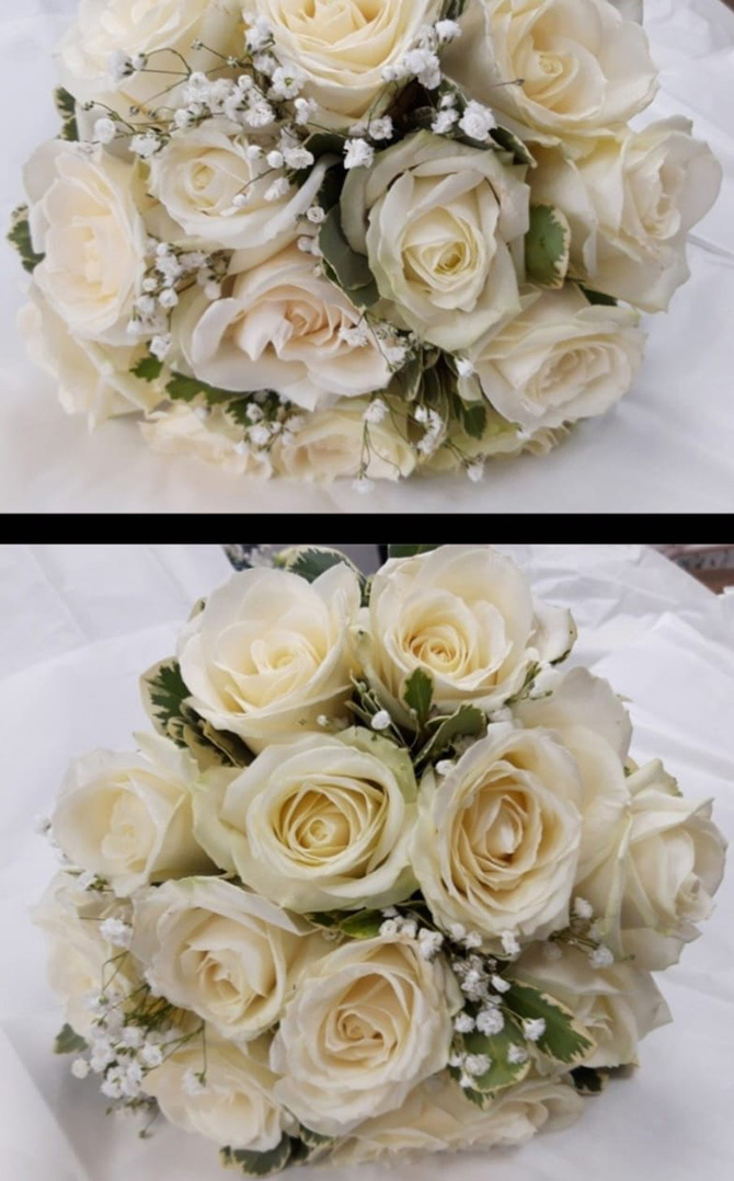 Bridesmaids hand tied bouquets WBR19