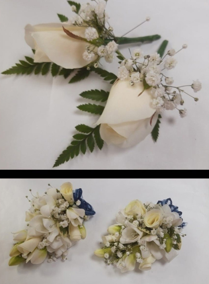 Wedding buttonholes WBR13